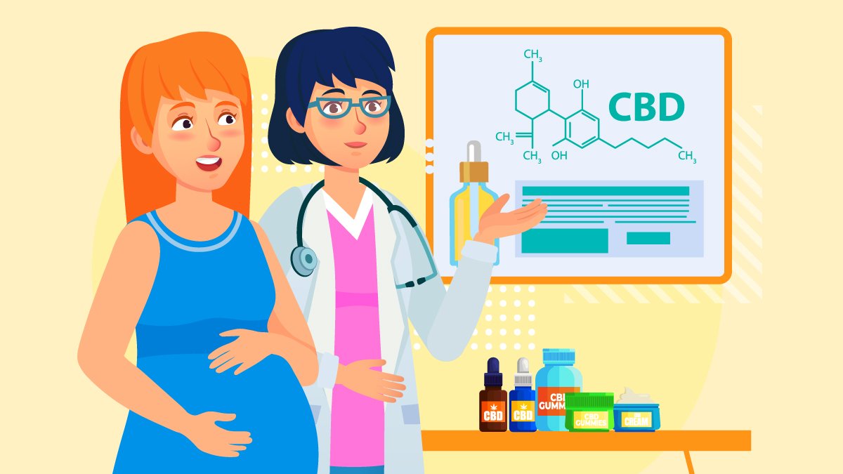 Doctor Explaining About CBD to the Pregnant Woman