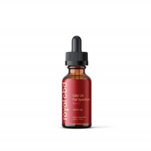 RoyalCBD 1000mg Berry CBD Oil on white background