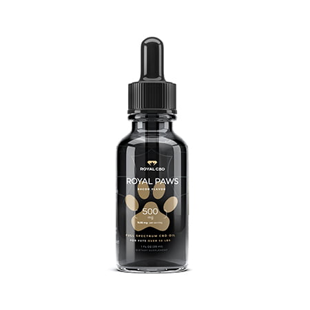 Royal CBD Paws Pet Oil on white background