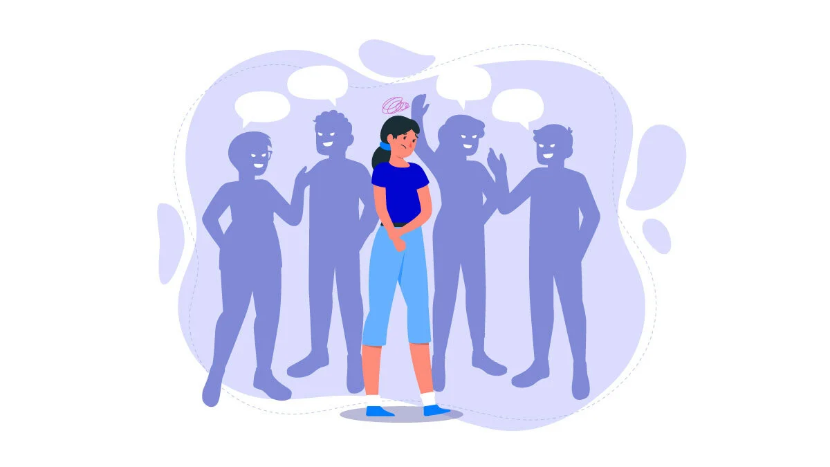 Illustration of a Woman with Asperger Syndrome