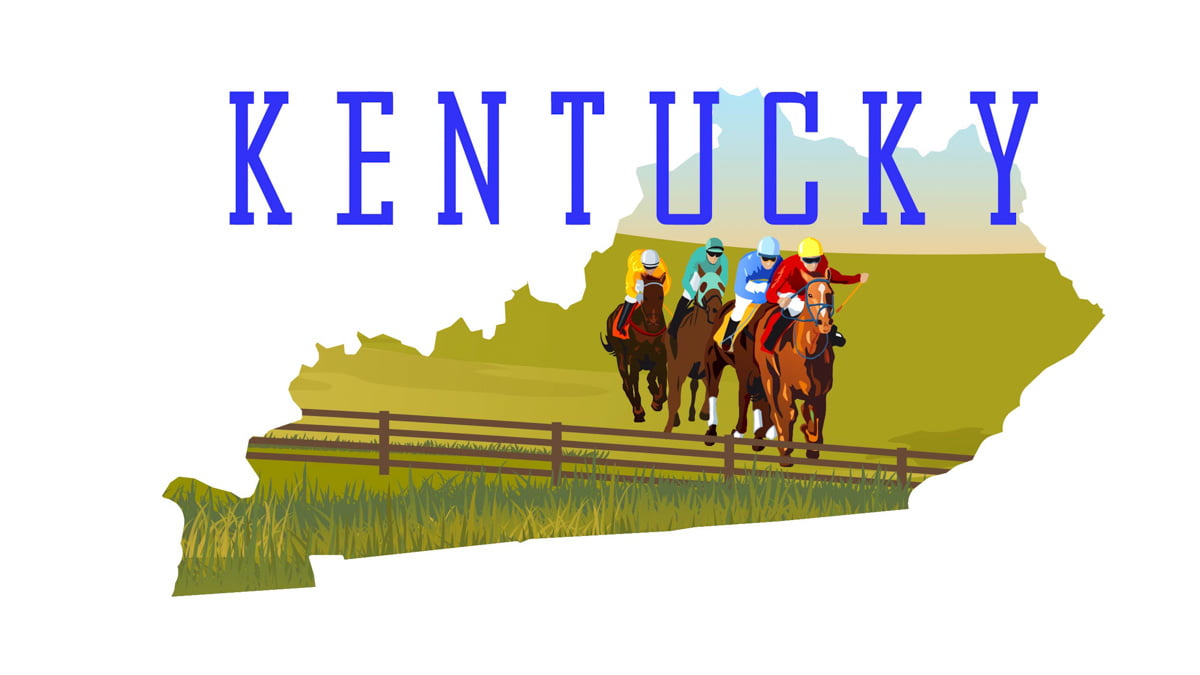 Illustration of Kentucky state map