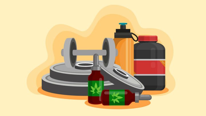 Illustration for CBD Oil and Bodybuilding