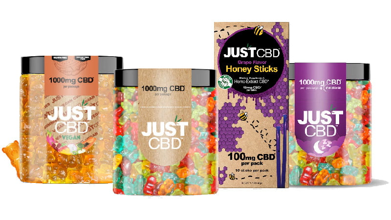 JustCBD Edibles Products