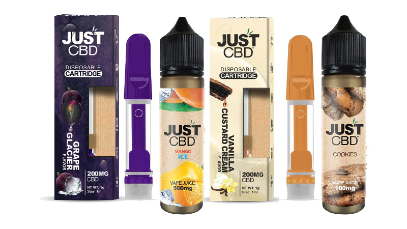 JustCBD Vapes Products