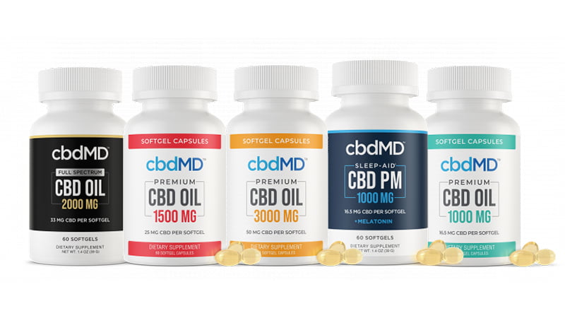 cbdMD capsules product image