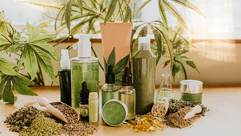 Marketing of various products containing CBD