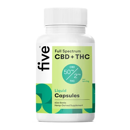 Five CBD Capsules (+THC)