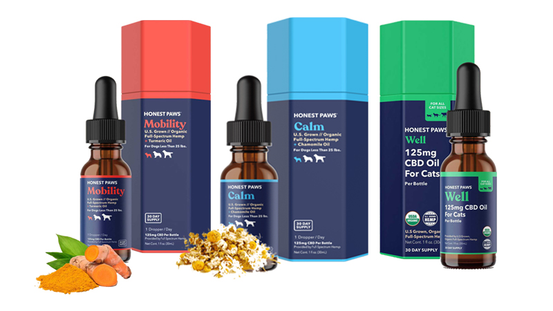 Honest Paws CBD Oil for Dogs and Cats Product Image