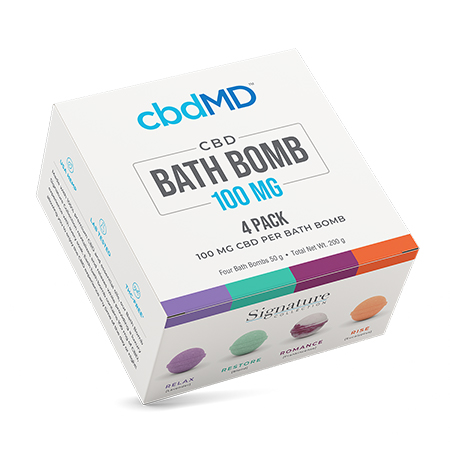 cbdMD bath bombs