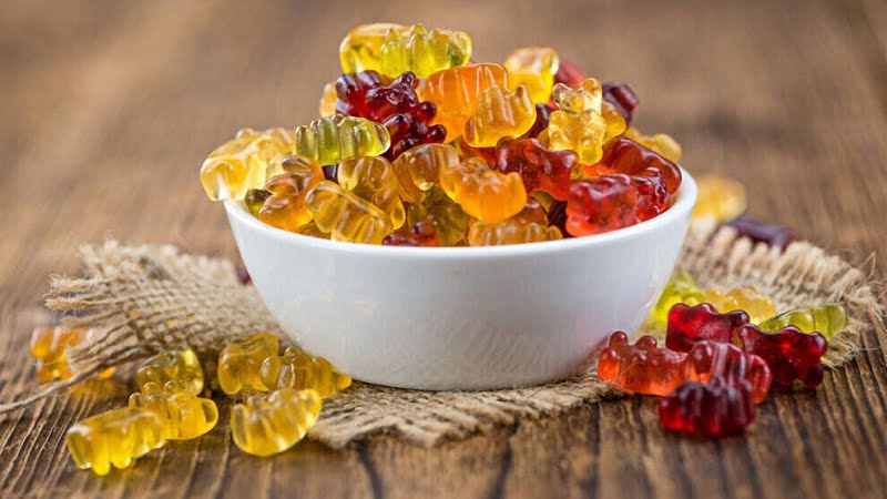 CBD Gummies in a Bowl