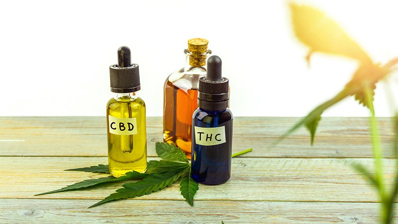 Image of CBD and THC Oils