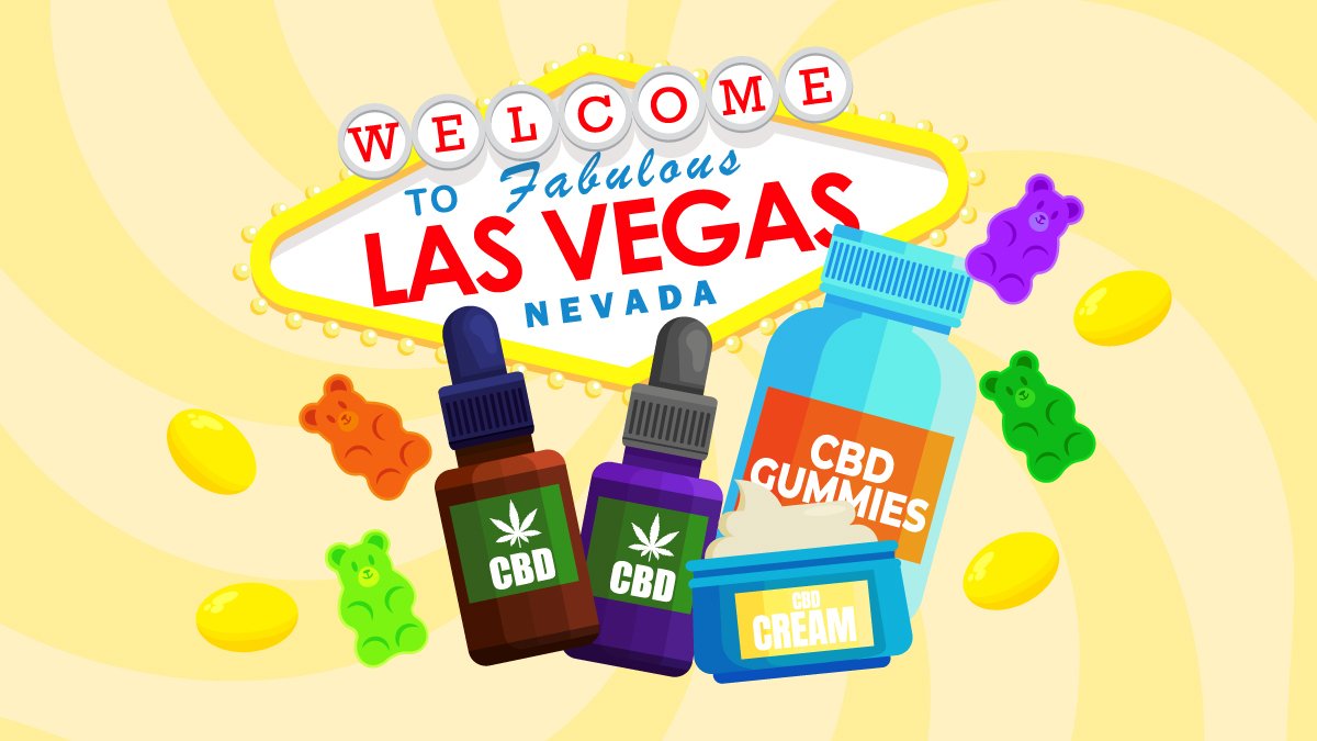 Illustration of CBD in Las Vegas