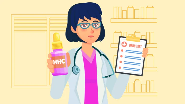 Illustration for Does HHC Show up on a Drug Test