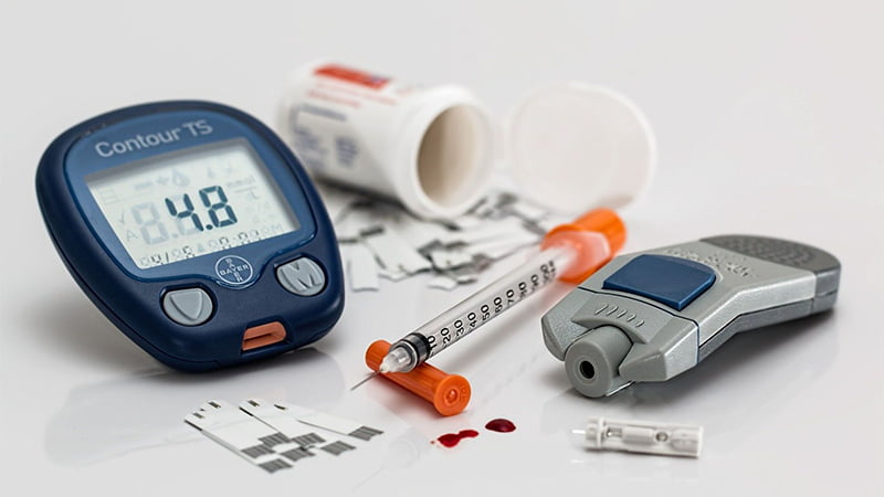 Image of Medication and equipment for diabetes