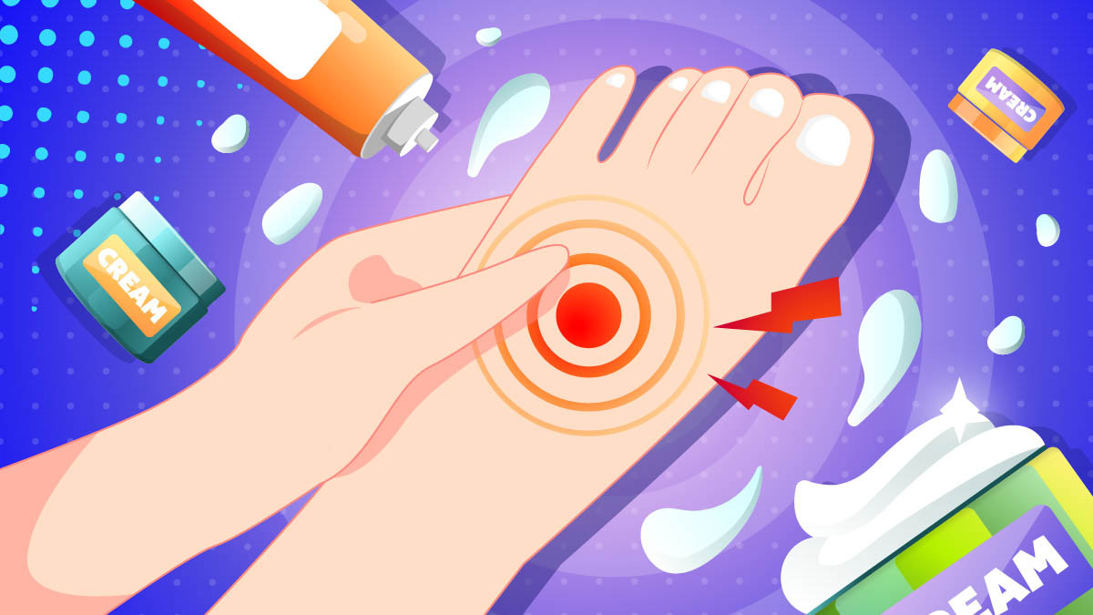 Illustration for best CBD cream for neuropathy or nerve pain