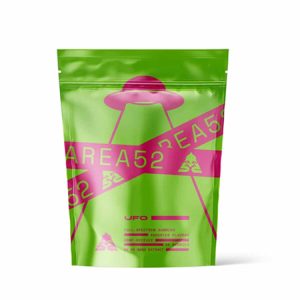 Image of Area52 CBD Gummies in white background