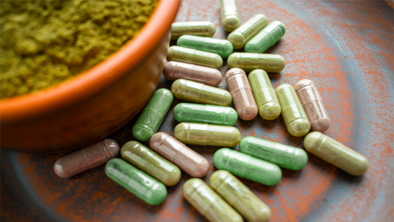 Kratom pills with different strains