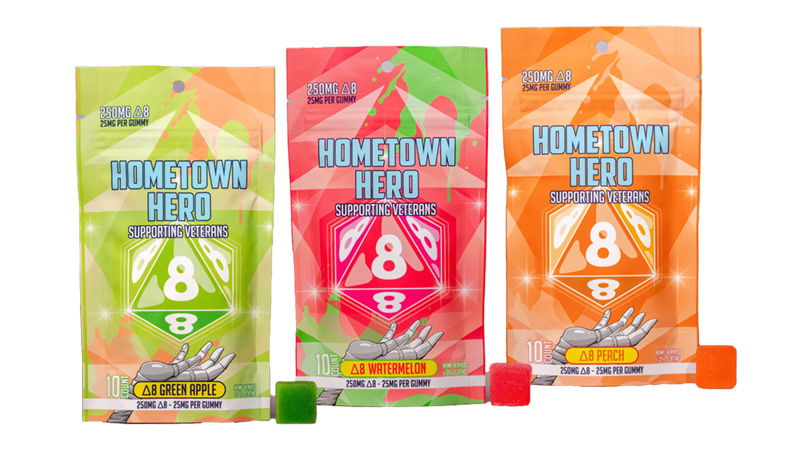 Product Image of Hometown Hero Delta 8 Gummies