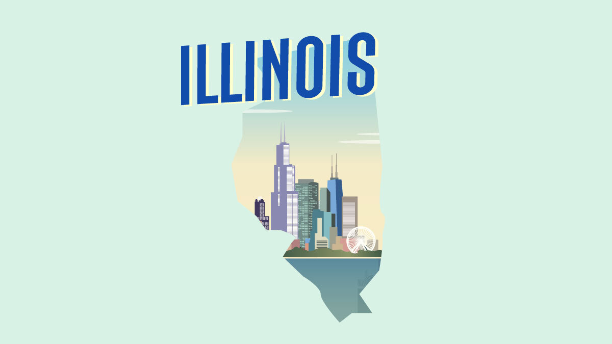 Illustration for Marijuana Legal Guide for Illinois
