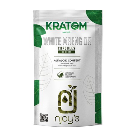 Product Image for Njoy's Kratom White Maeng da