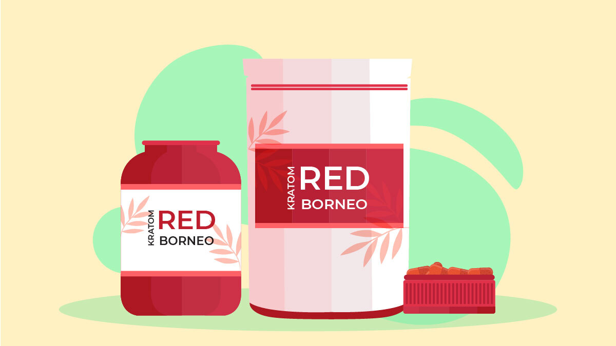 Illustration for Red Borneo Kratom Benefits