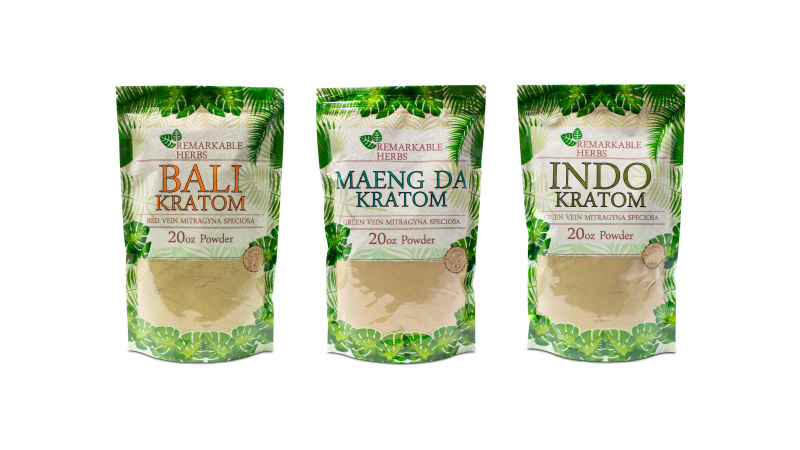 Image for Remarkable Herbs Kratom Products Lineup