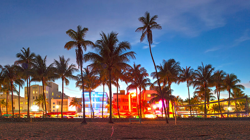 Image of Colorful City in Florida to buy delta 8