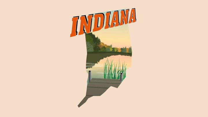 Illustration Image for the state of Indiana