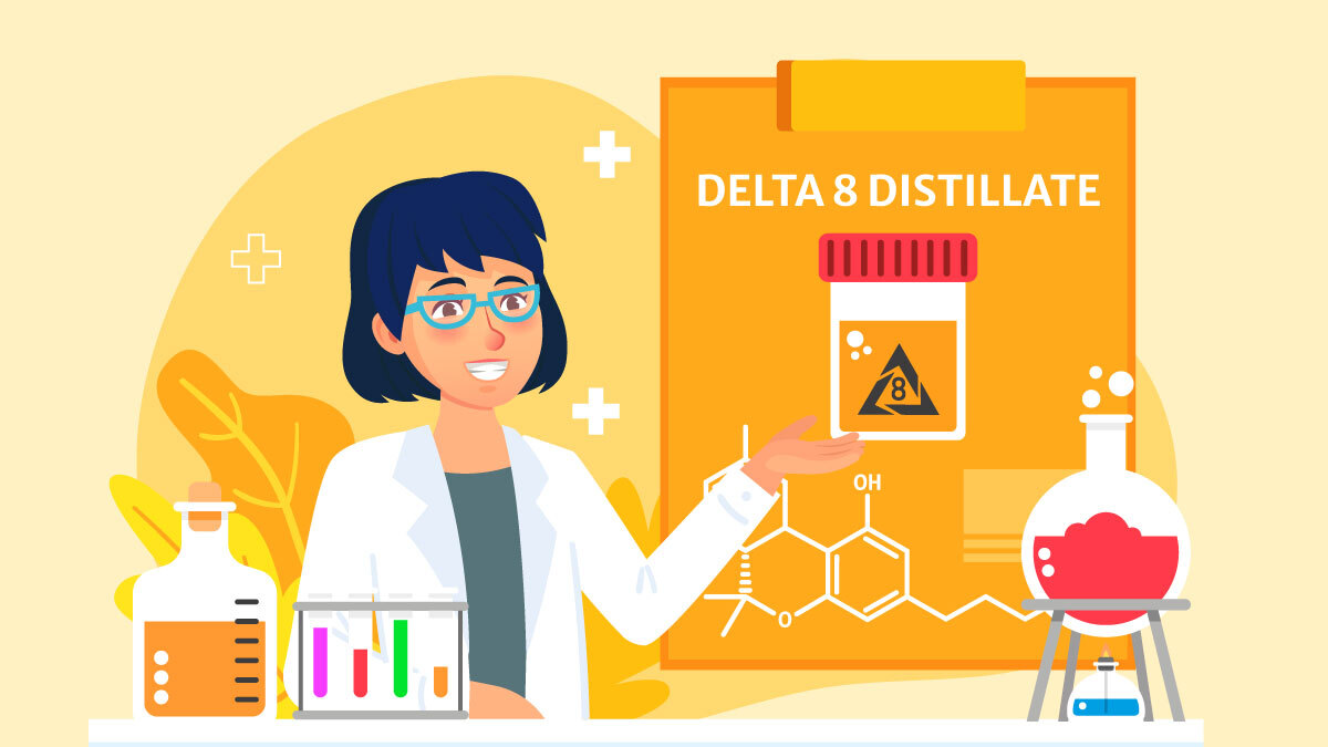 Illustration for How to Use Delta 8 Distillate