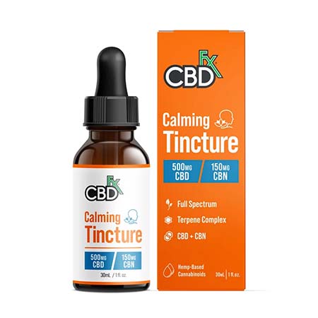 Image of CBDfx Calming Tincture in white background
