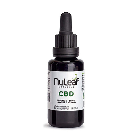 Image of NuLeaf Naturals Full-Spectrum CBD Oil Products in white background