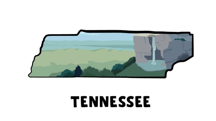 Illustration of Chattanooga Lookout Mountain