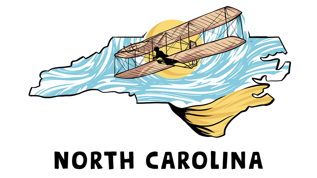 An Illustration of marijuana legality in North Carolina.