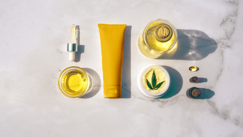 CBD capsules, oil, and cream