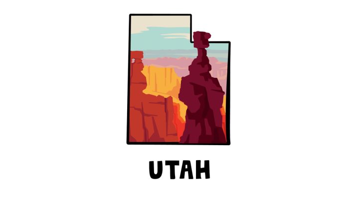 Illustration of Bryce Canyon in Utah